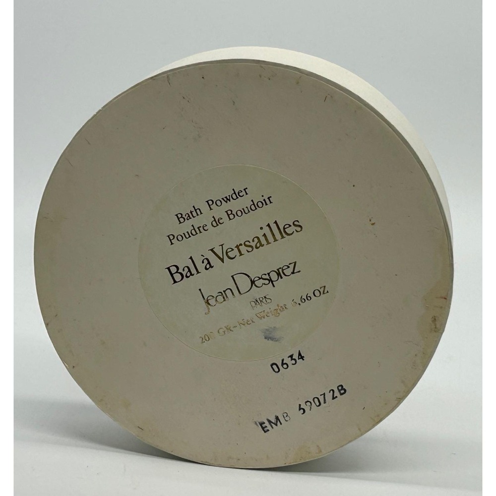 Vtg Rare BAL A VERSVAILLES by Jean Desprez Bath Dusting Powder Sealed in Box